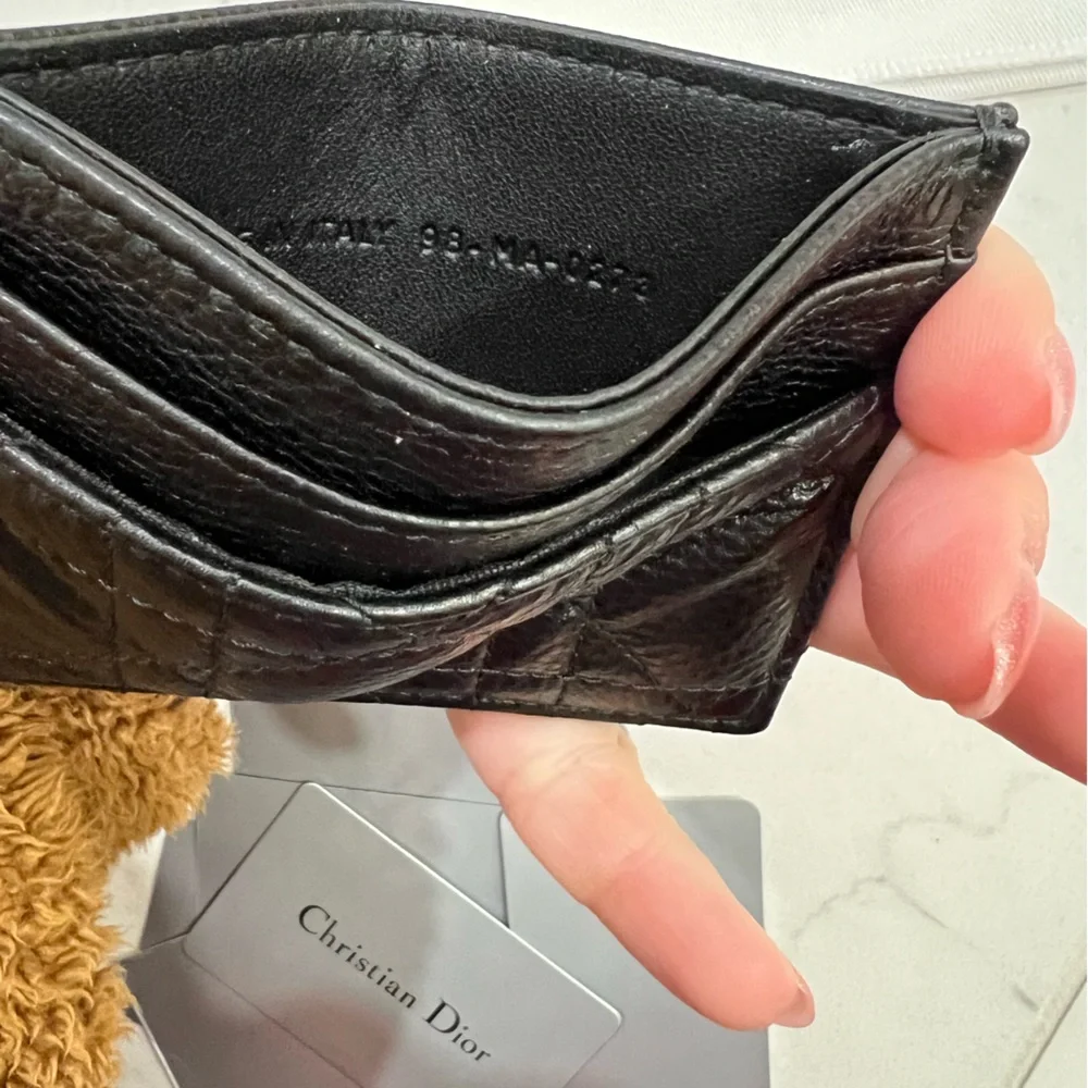 Dior Caro credit card holder